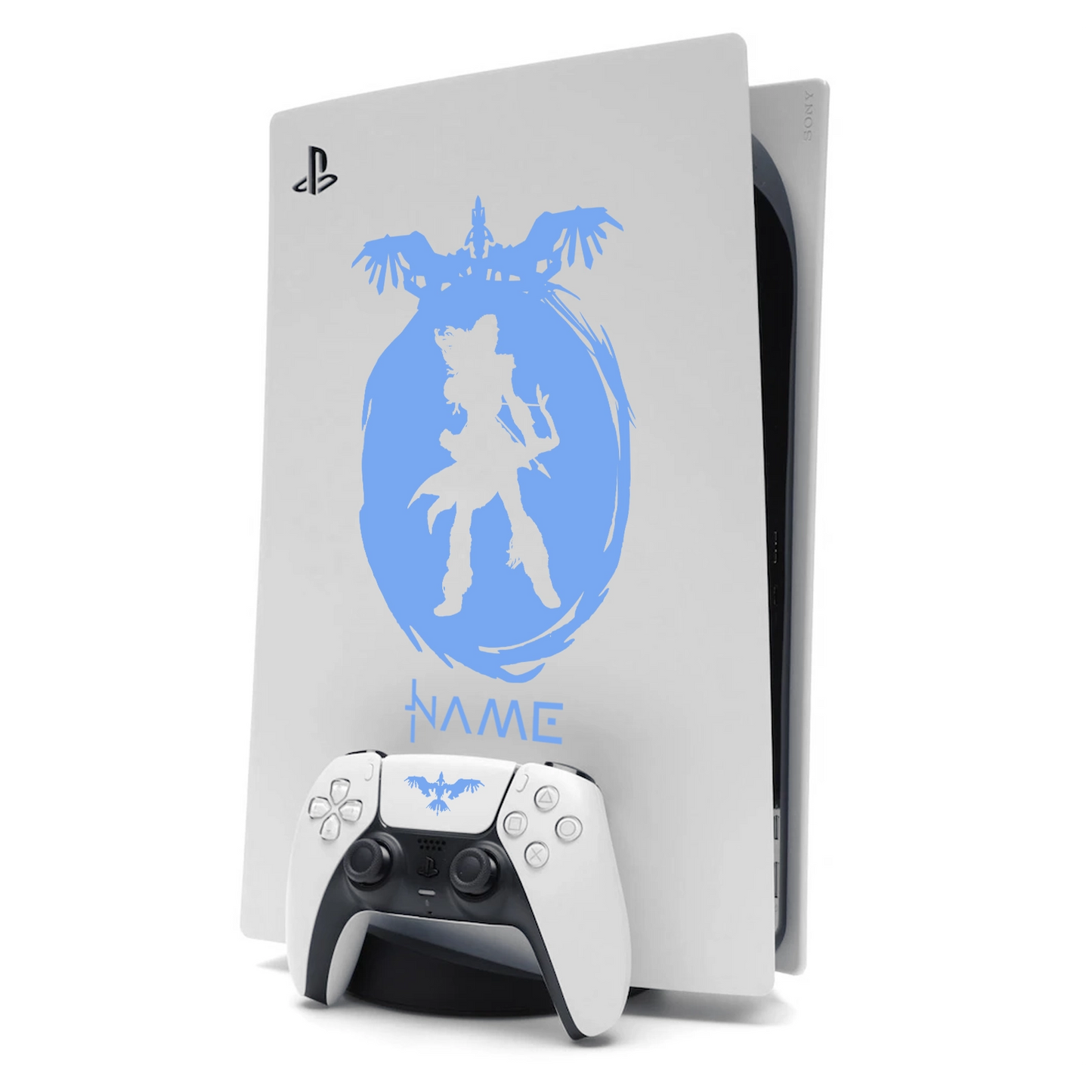 Horizon Aloy PS5 Sticker Skin for Playstation 5 in Blue