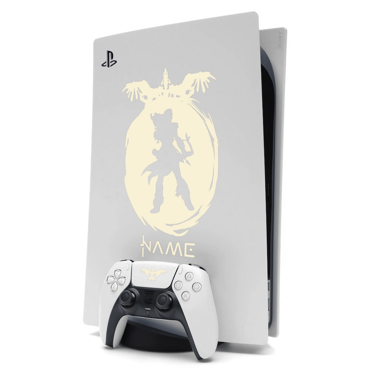 Horizon Aloy PS5 Sticker Skin for Playstation 5 in Cream