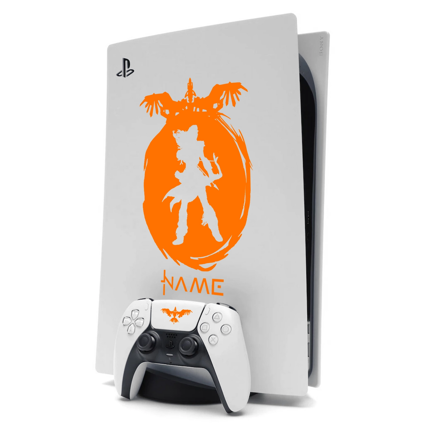 Horizon Aloy PS5 Sticker Skin for Playstation 5 in Orange