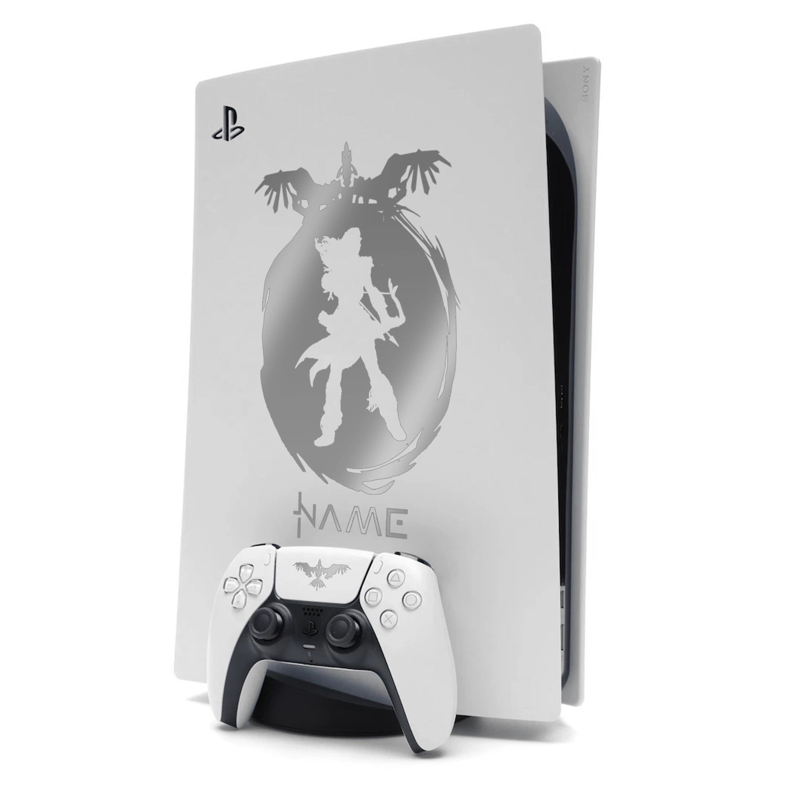 Horizon Aloy PS5 Sticker Skin for Playstation 5 in Silver