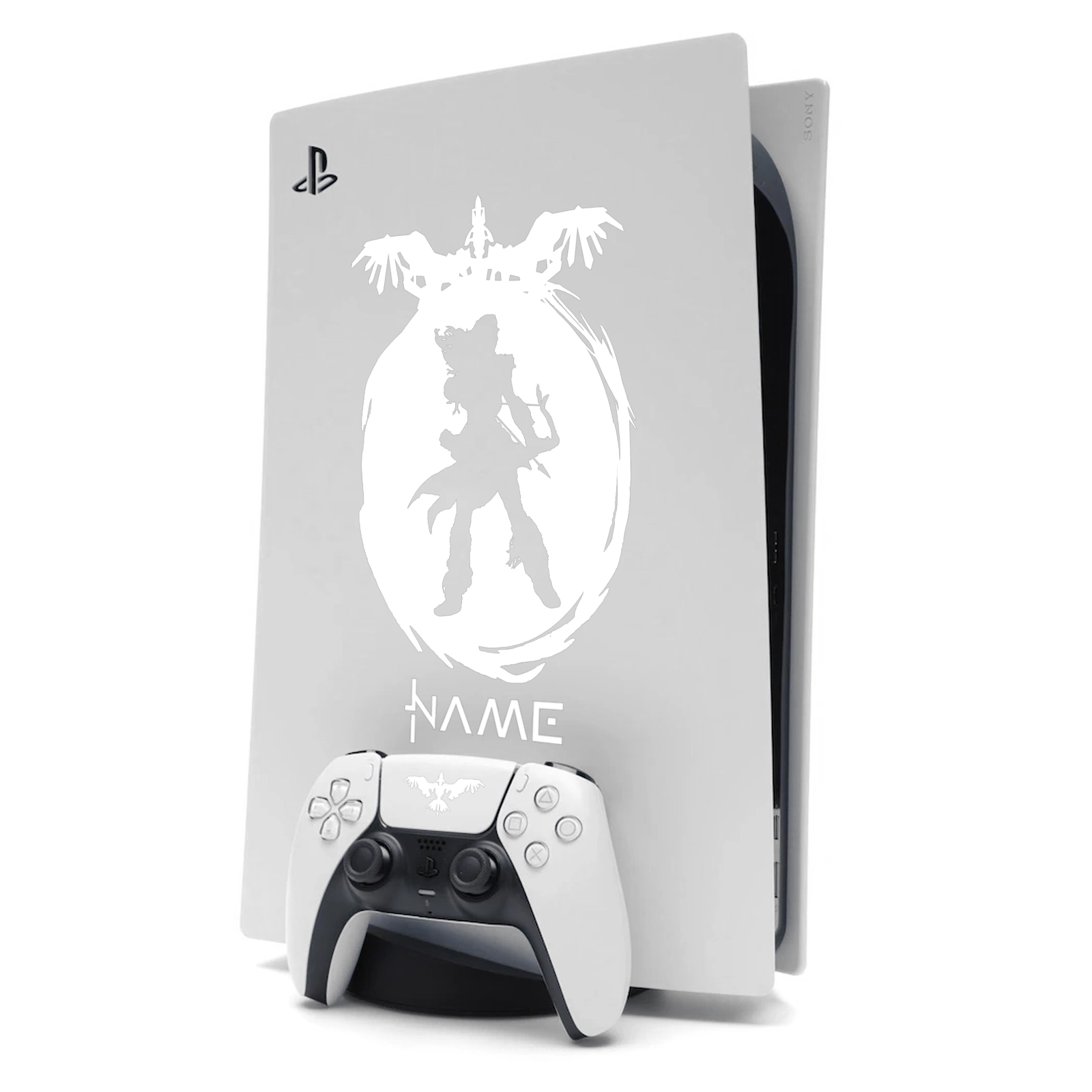 Horizon Aloy PS5 Sticker Skin for Playstation 5 in White