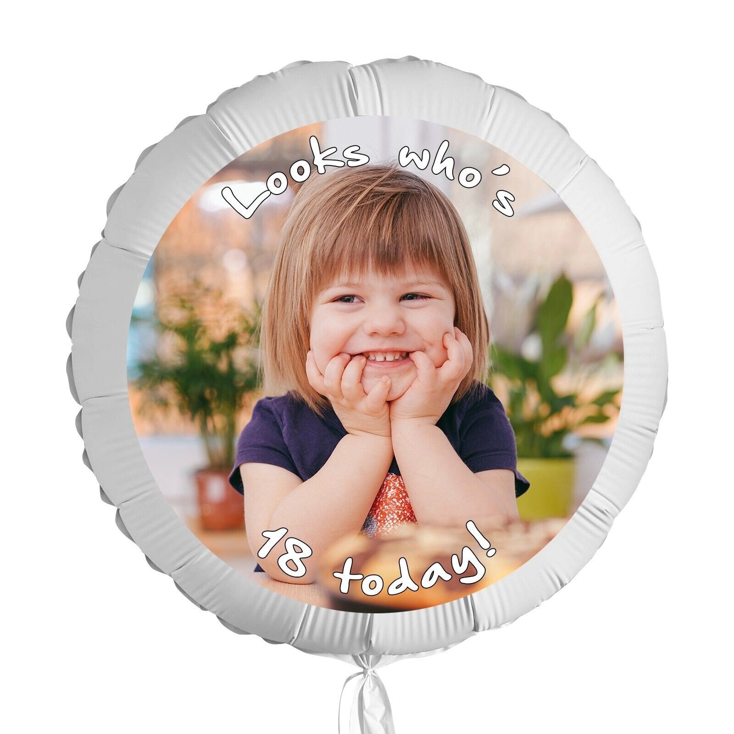Personalised Photo Balloon for Birthday Wedding Engagement Christmas and More