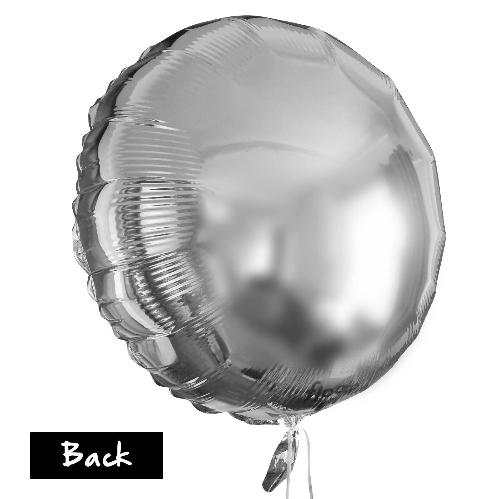 Personalised Photo Balloon Back of Balloon - Shiny Mirror Effect