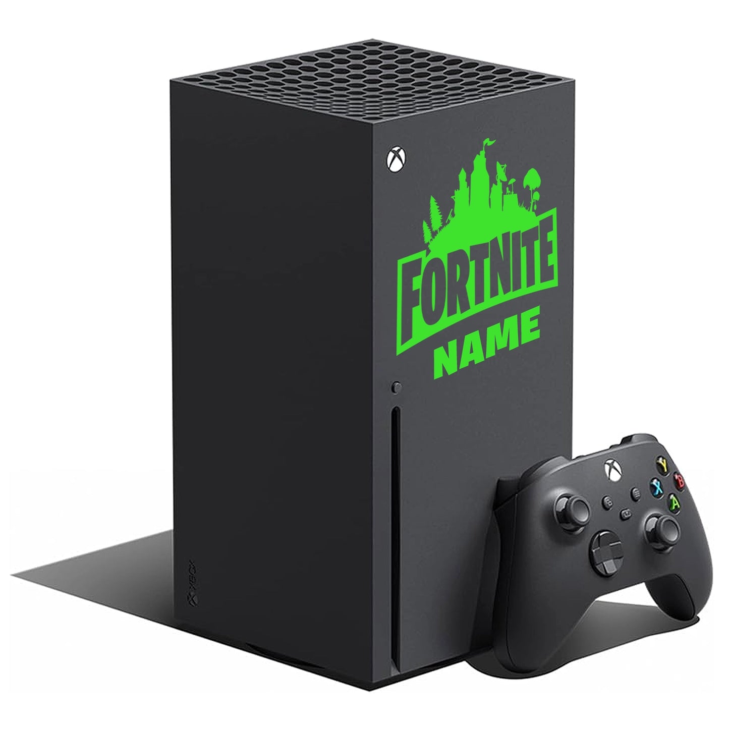 Xbox Series X Fortnite Skin Sticker - Green